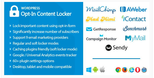 Opt-In Content Locker for WordPress